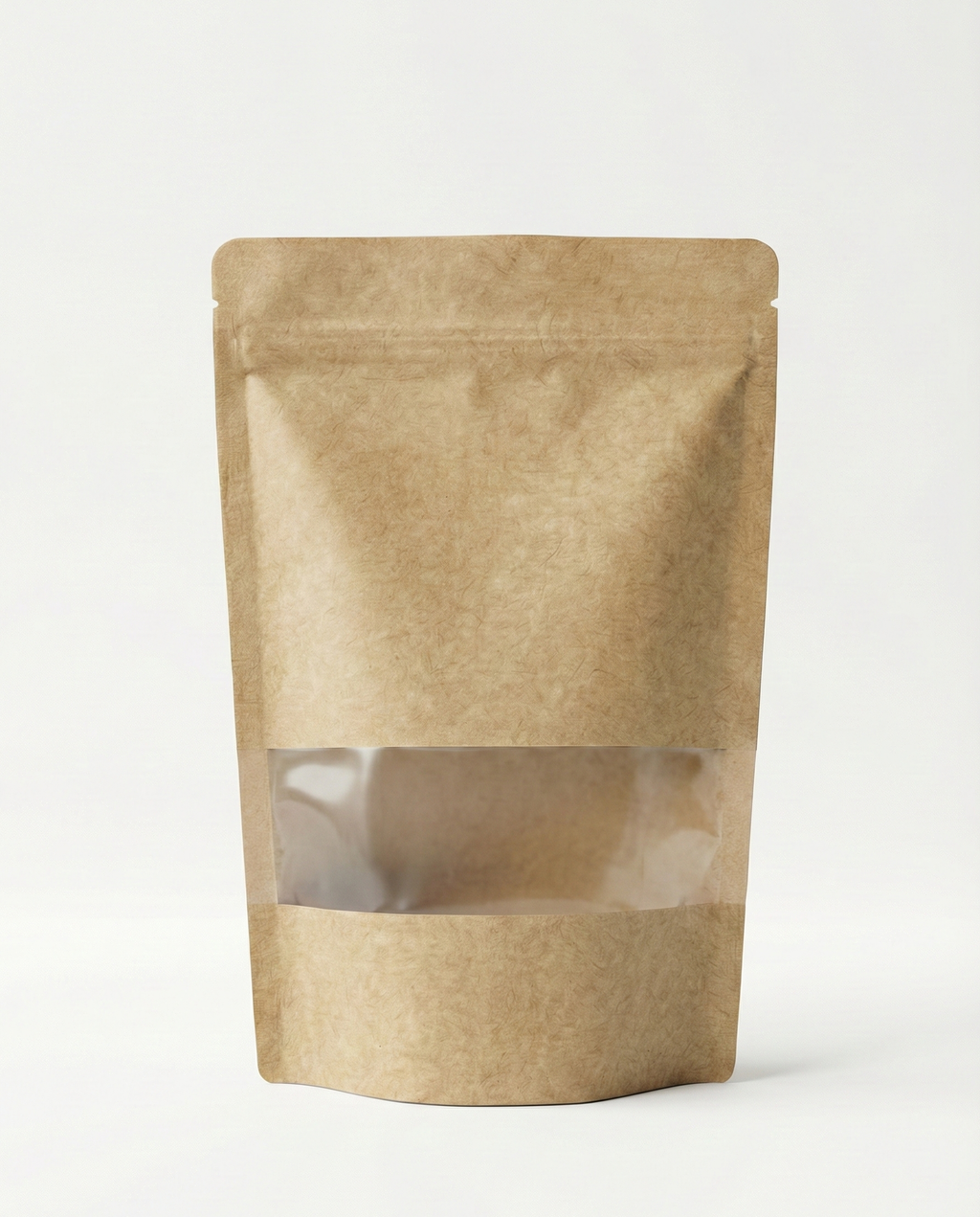 Kraft Paper Window Zipper Pouch